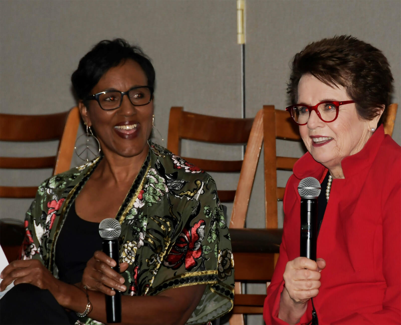 A conversation w Billie Jean King